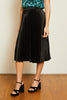 Mia Skirt in Black Shiny Woven