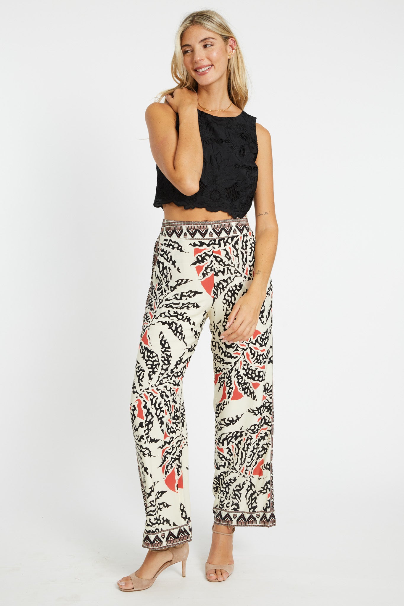 HAVEN Helix Pant - Cotton Linen Denim Ivory | HAVEN