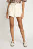 Essie Short in Cream Denim Twill