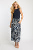 Laney Skirt in Woodblock Palm