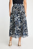 Laney Skirt in Woodblock Palm
