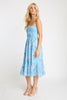 Chablis Skirt in Blue Ink & Bloom