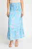 Chablis Skirt in Blue Ink & Bloom