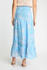 Chablis Skirt in Blue Ink & Bloom