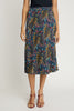 Mia Skirt in Midnight Palm