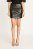Ruti Skirt in Black Vegan Leather