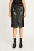 Sora Skirt in Black Vegan Leather