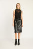 Sora Skirt in Black Vegan Leather