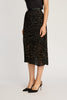 Mia Skirt in Black Flocked Dot