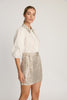 Ashtyn Skirt in Champagne Sequin