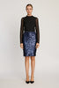 Tillie Skirt in Navy Sequin
