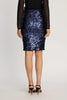 Tillie Skirt in Navy Sequin
