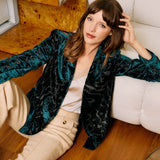 Elize Golden Jade Blazer