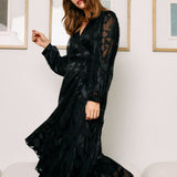 Moon Maxi in Black Geo Burnout