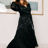 Moon Maxi in Black Geo Burnout