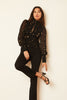 Joella Starry Night Jacquard Top