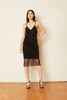 Emilia Black Beaded Mesh Skirt