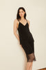 Emilia Black Beaded Mesh Skirt