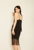 Emilia Black Beaded Mesh Skirt