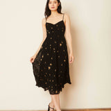 Viola Starry Night Jacquard Dress FINAL SALE