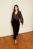 Haven Black Velvet Pant