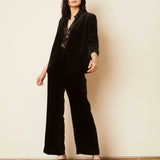 Haven Black Velvet Pant FINAL SALE