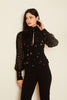 Joella Starry Night Jacquard Top