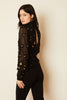 Joella Starry Night Jacquard Top
