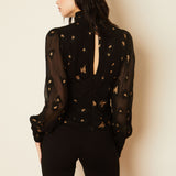 Joella Starry Night Jacquard Top FINAL SALE