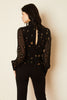 Joella Starry Night Jacquard Top