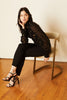 Joella Starry Night Jacquard Top