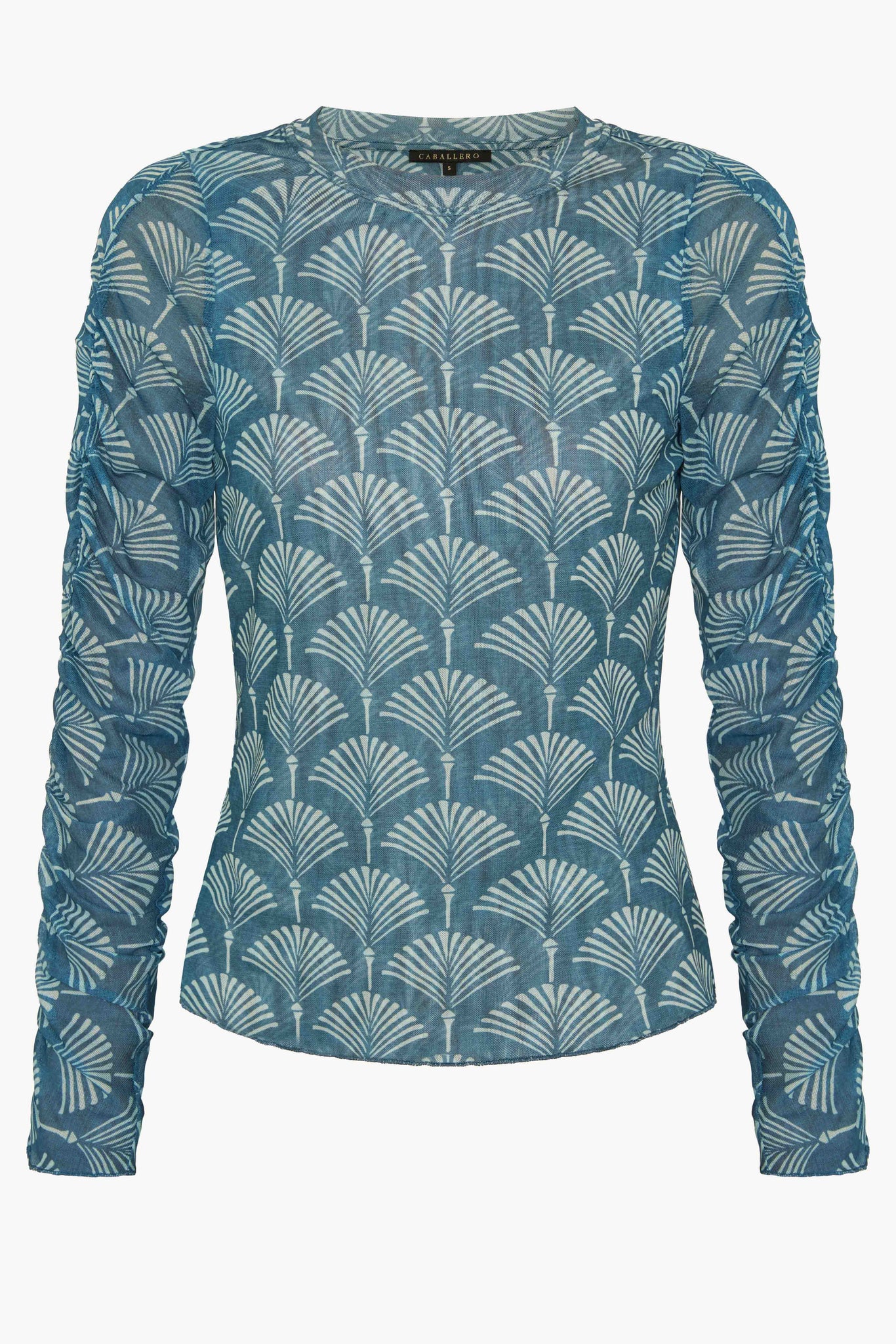 Nessa Teal Ginko Breeze Top