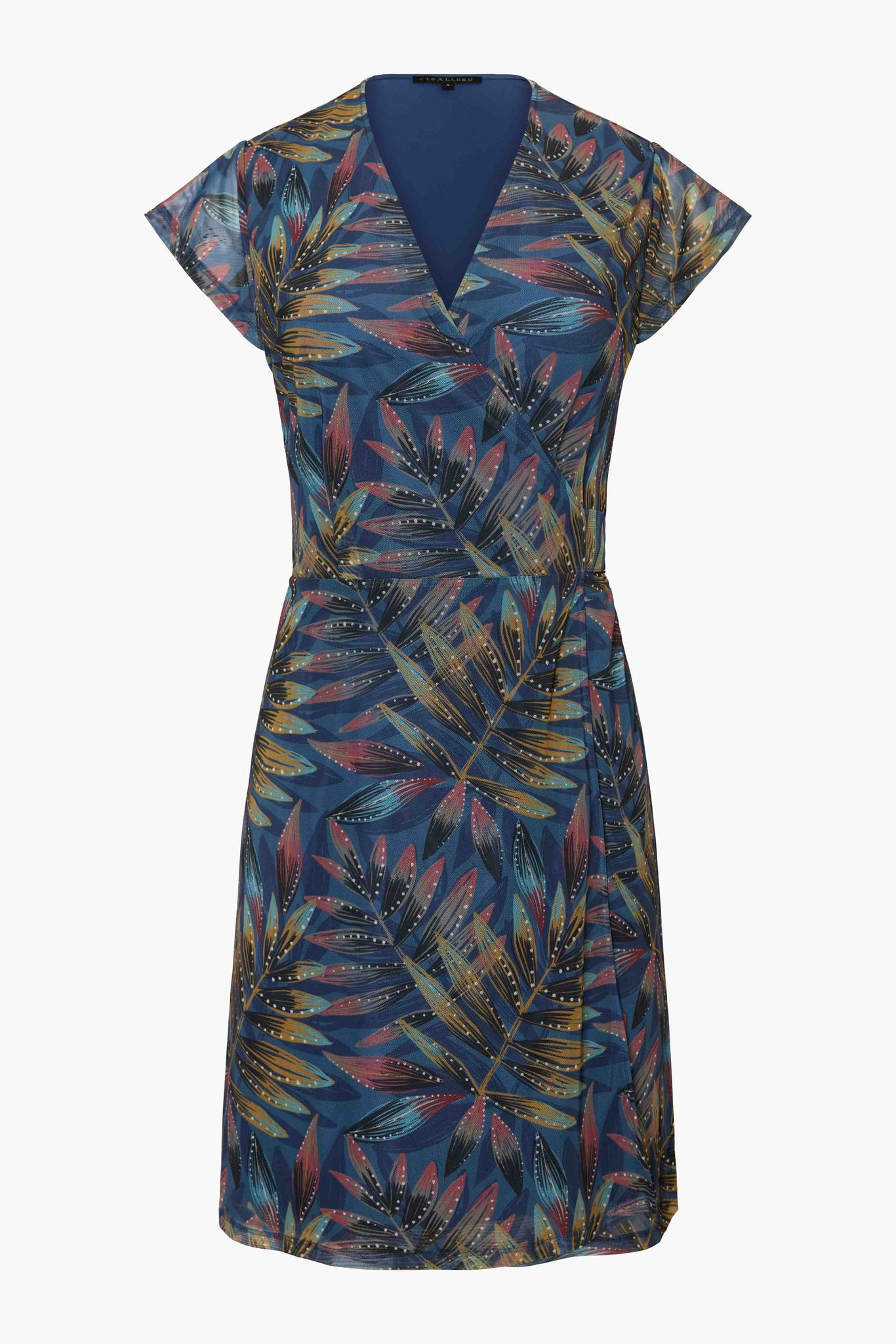 Camden Dress in Midnight Palm