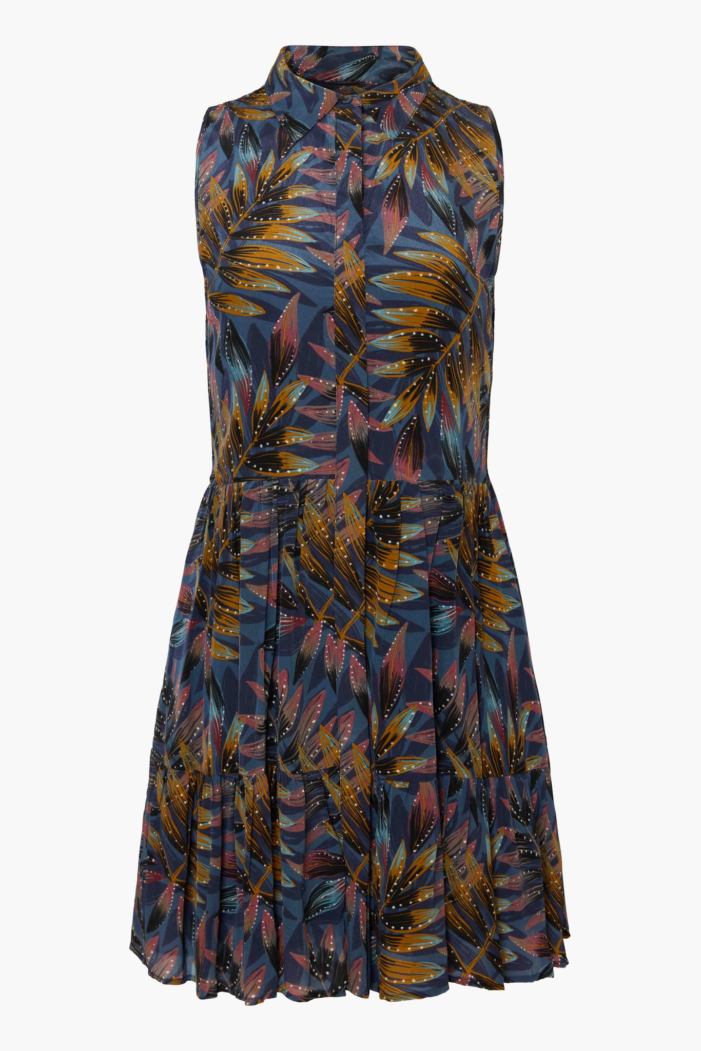 Prue Dress in Midnight Palm