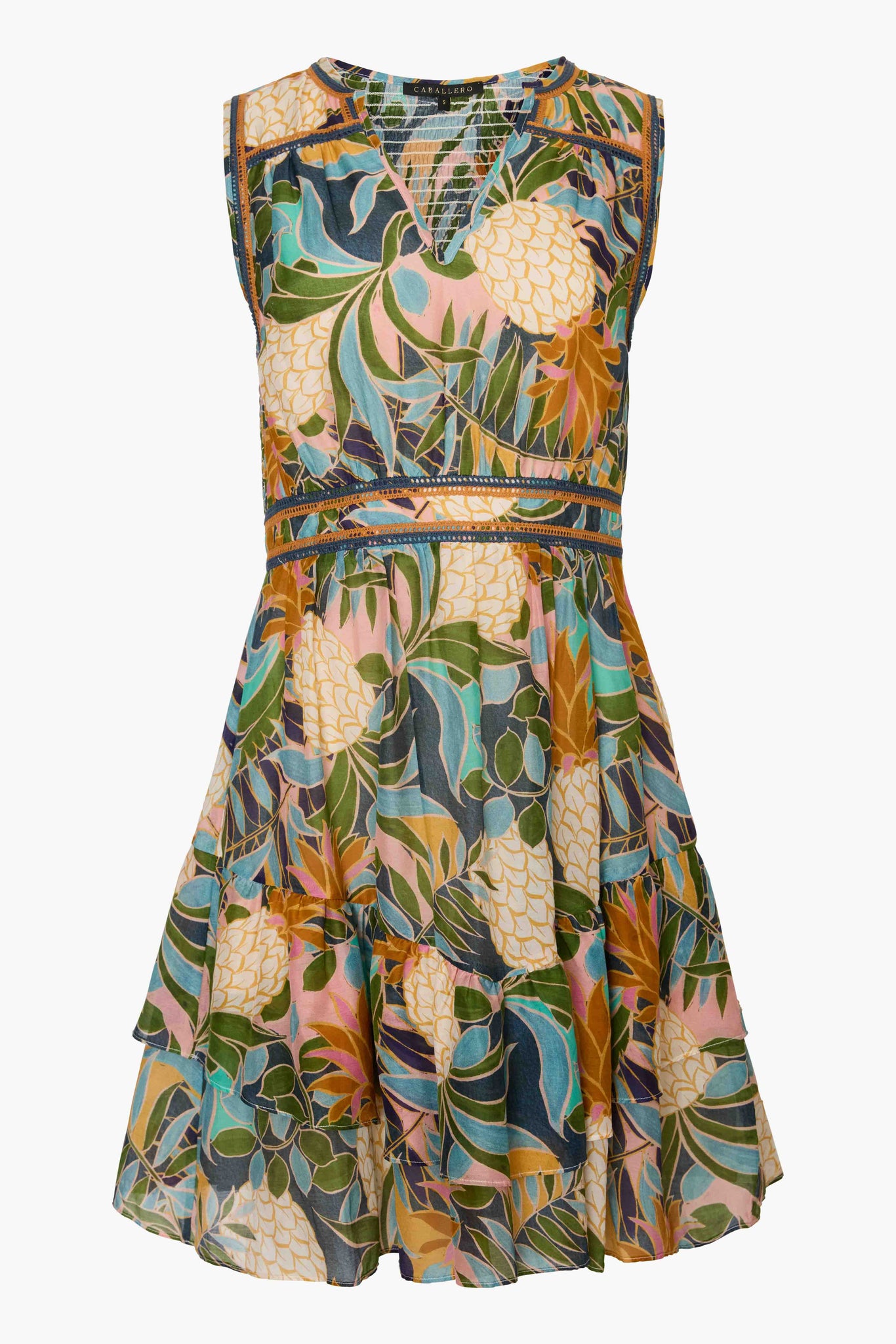 Caitlin Dress in Baroque Pineapple