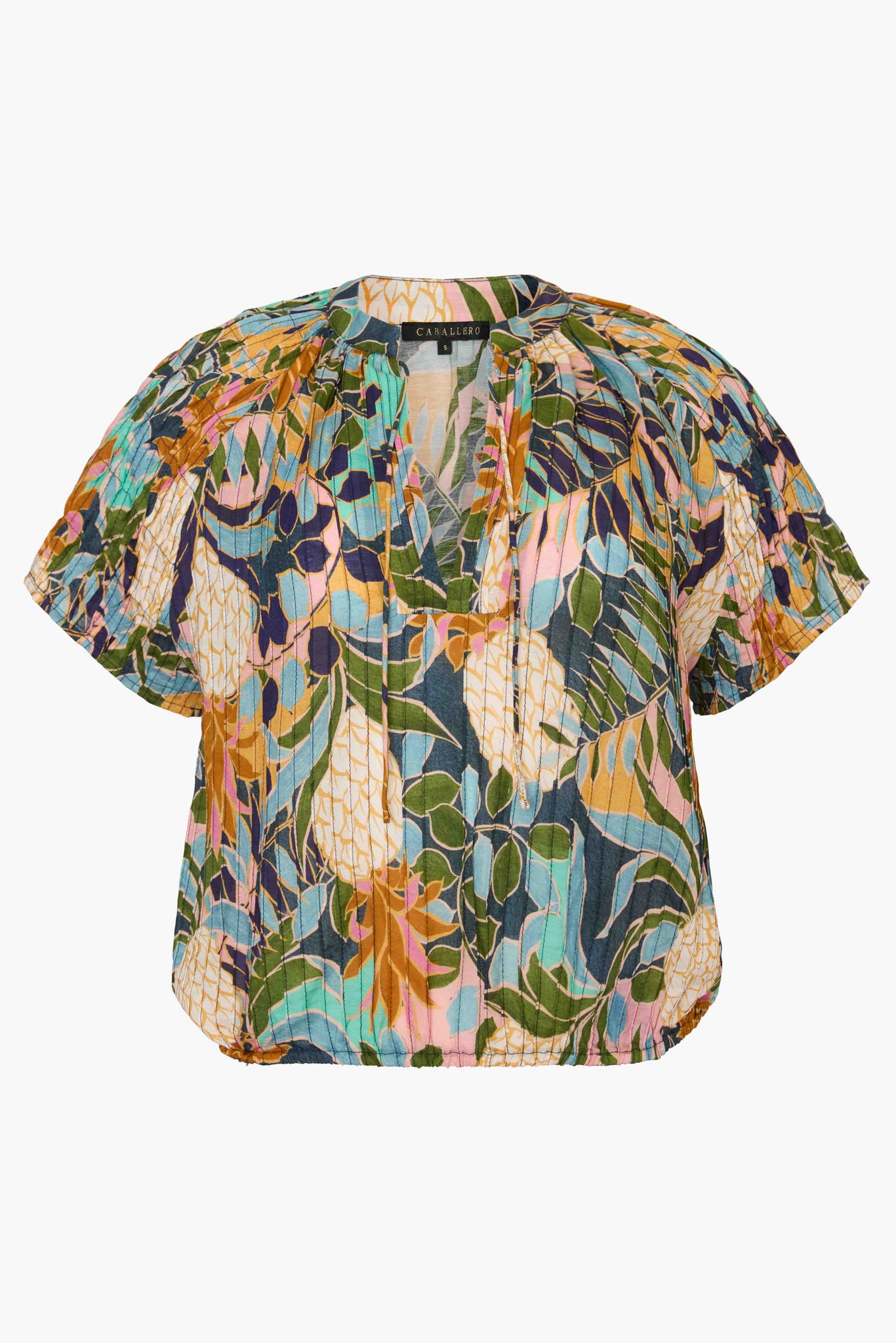 Zola Top in Baroque Pineapple