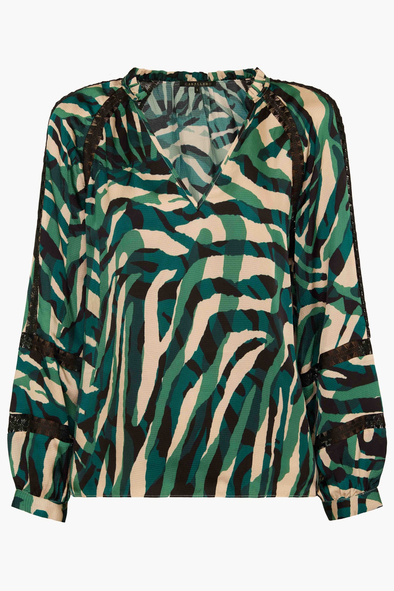 Stella Top in Rhythmic Zebra