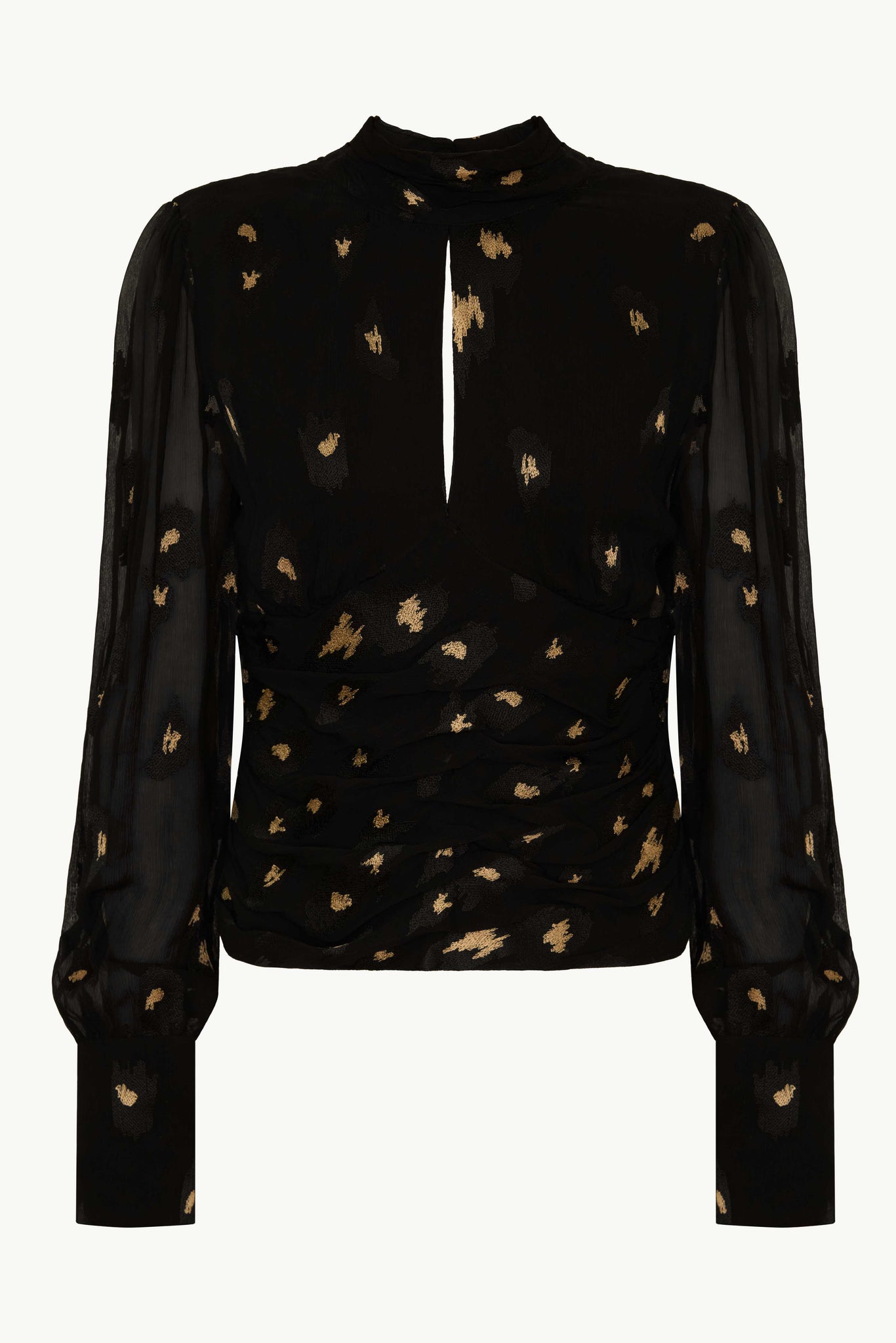Joella Starry Night Jacquard Top
