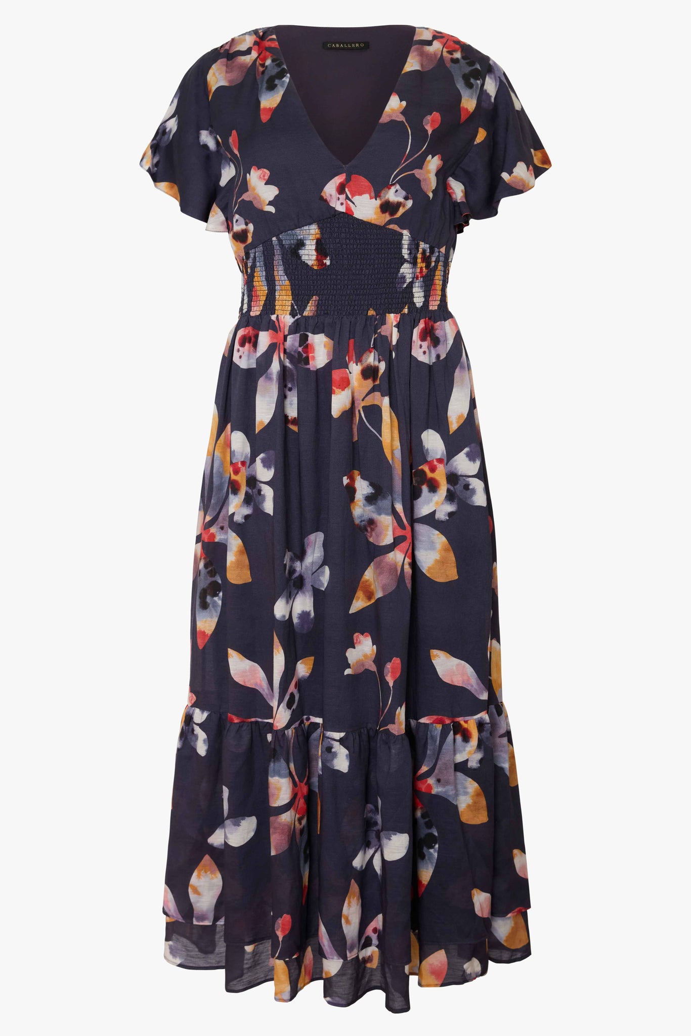 Blakely Dress in Watercolor Bloom