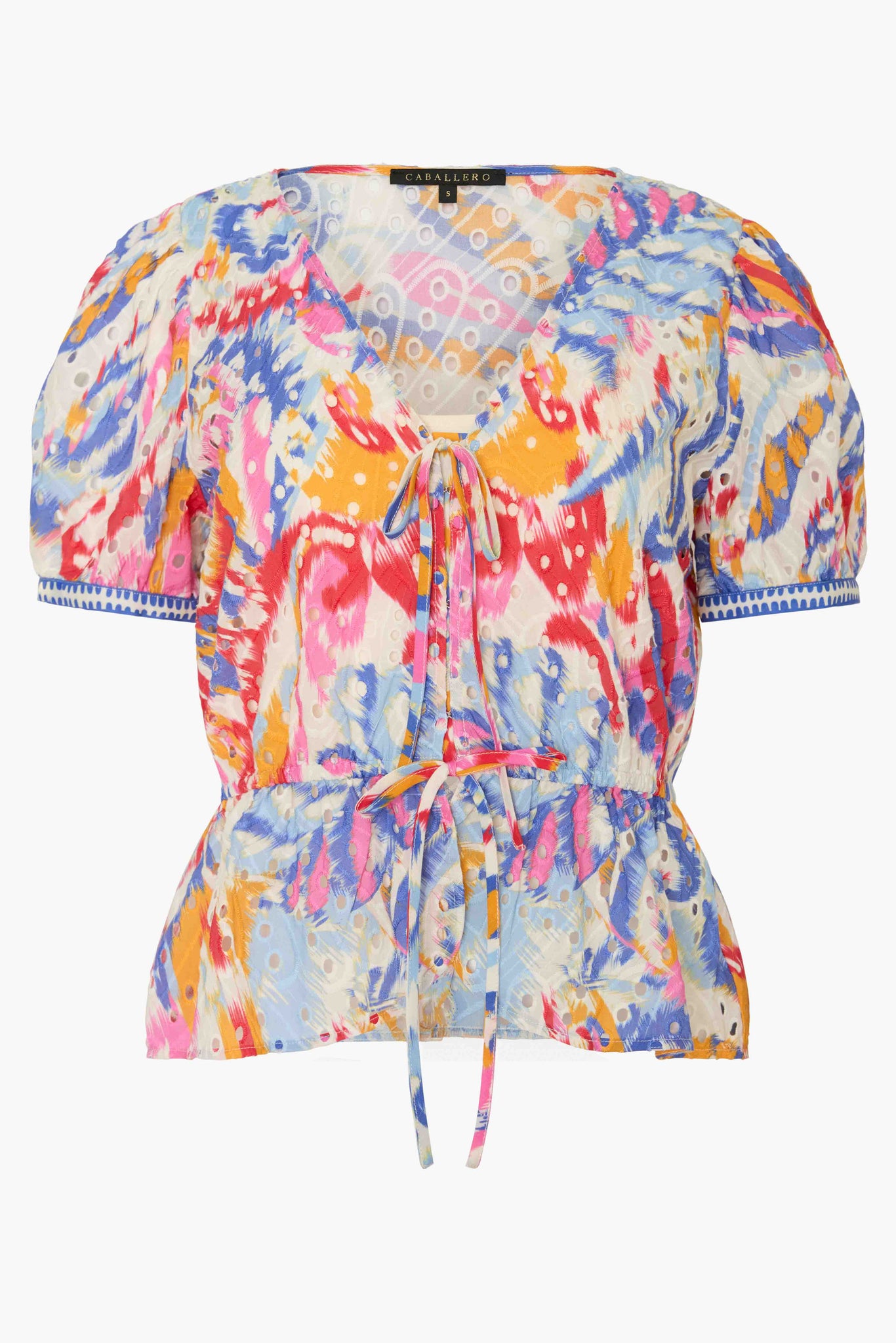 Rhea Top in Vivid Garden