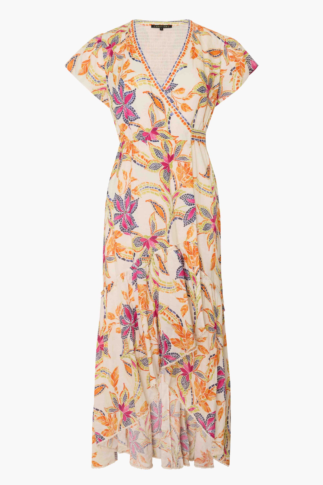 Catalina Dress in Stitched Flower