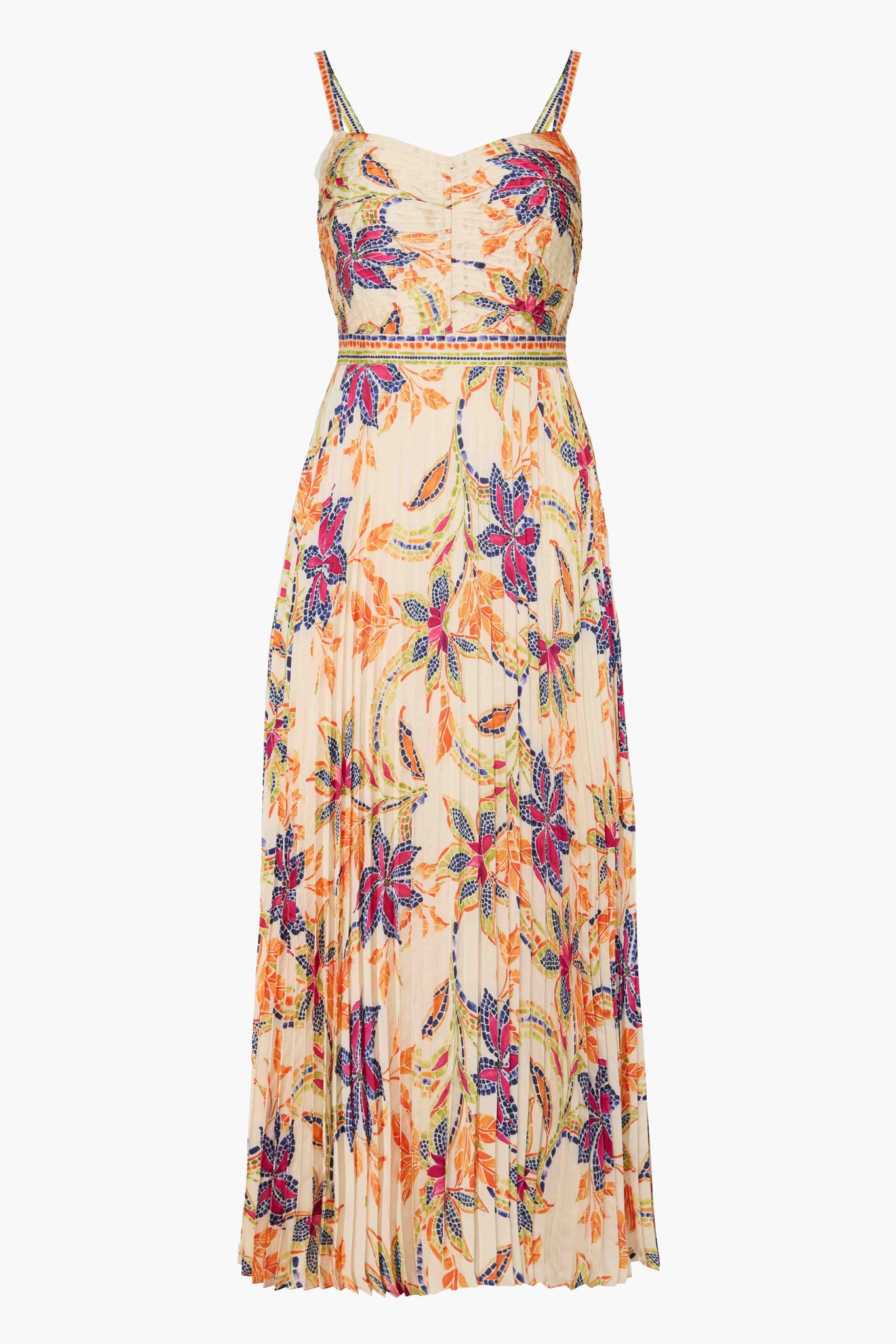 Dayna Dress in Stitched Flower