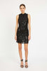 Rayne Dress in Black Sequin Lace
