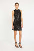 Rayne Dress in Black Sequin Lace