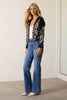 Ezra Reversible Blazer in Zebra Fern