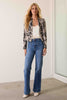 Ezra Reversible Blazer in Zebra Fern