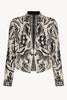 Ezra Reversible Blazer in Zebra Fern