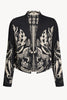 Ezra Reversible Blazer in Zebra Fern