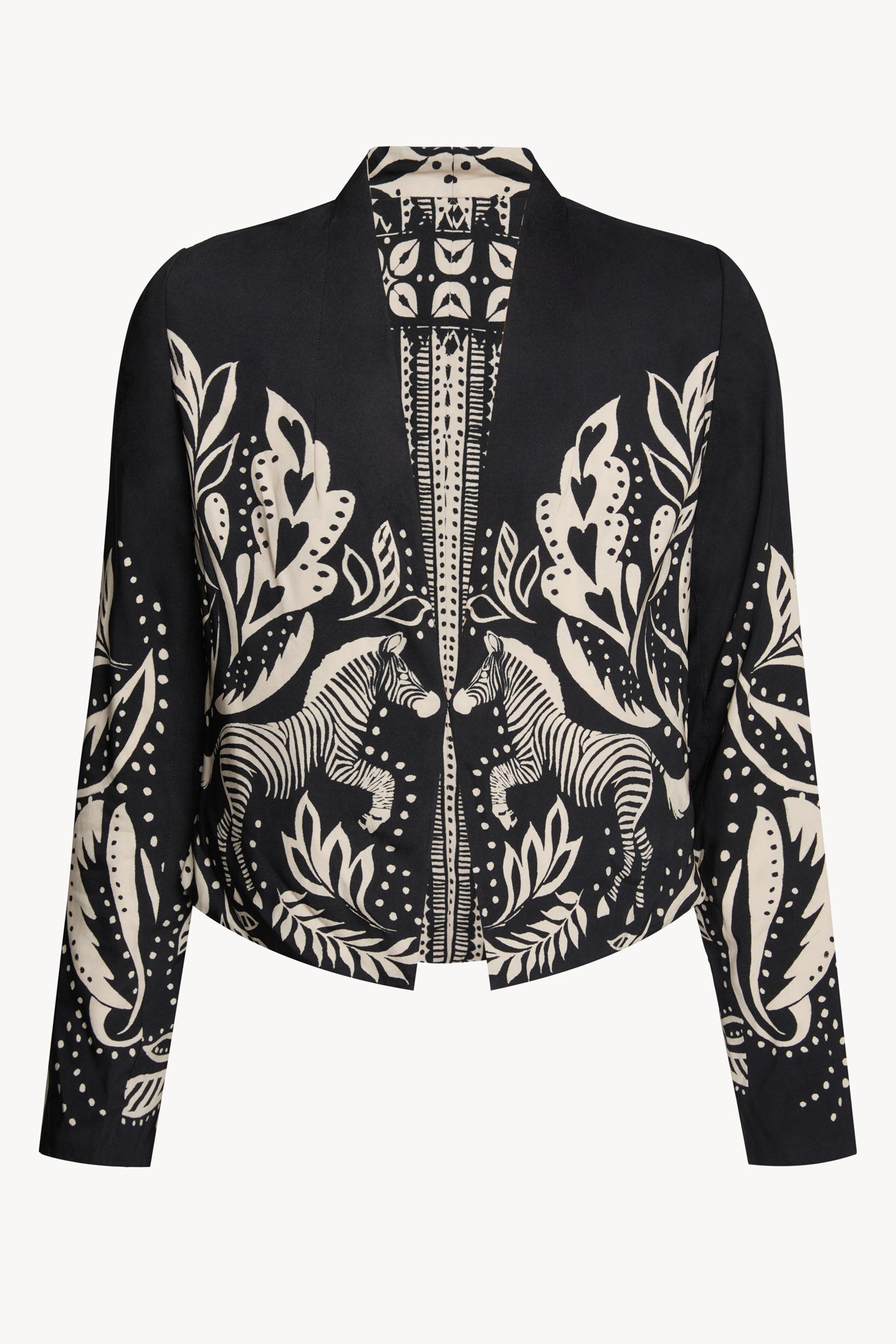 Ezra Reversible Blazer in Zebra Fern