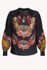 Jillian Top in Lacquer Bush Lily